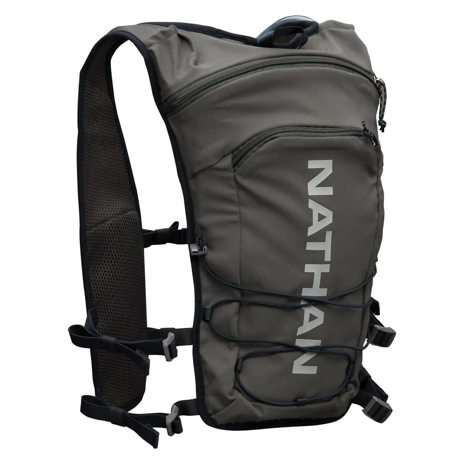 Unisex Hypernight Quickstart 2.0 6 Liter Hydration Pack In Charcoal/reflective Silver