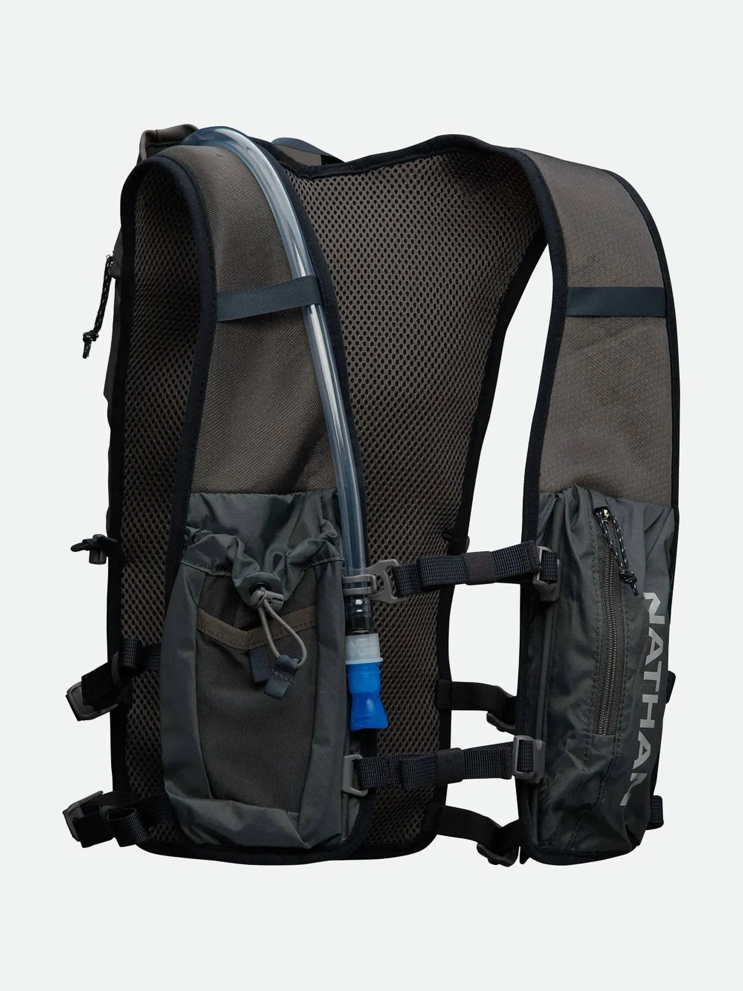 Unisex Hypernight Quickstart 2.0 6 Liter Hydration Pack In Charcoal/reflective Silver