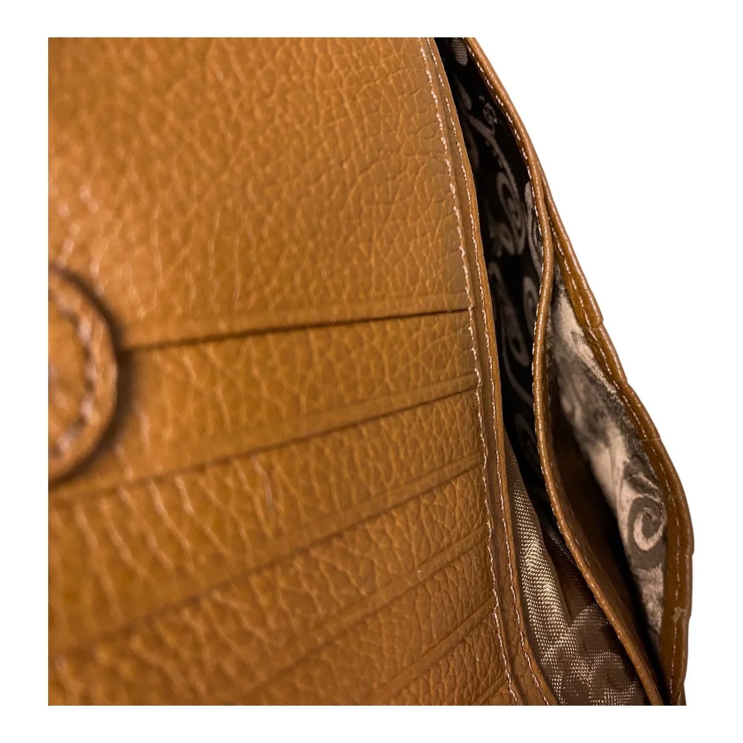 Wallet Designer By Brighton In Brown & Silver, Size:Large