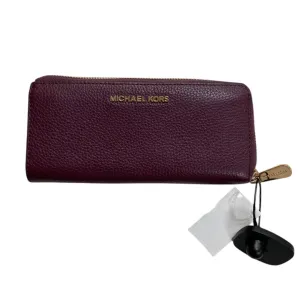 Wallet Designer By Michael Kors In Purple, Size:Medium