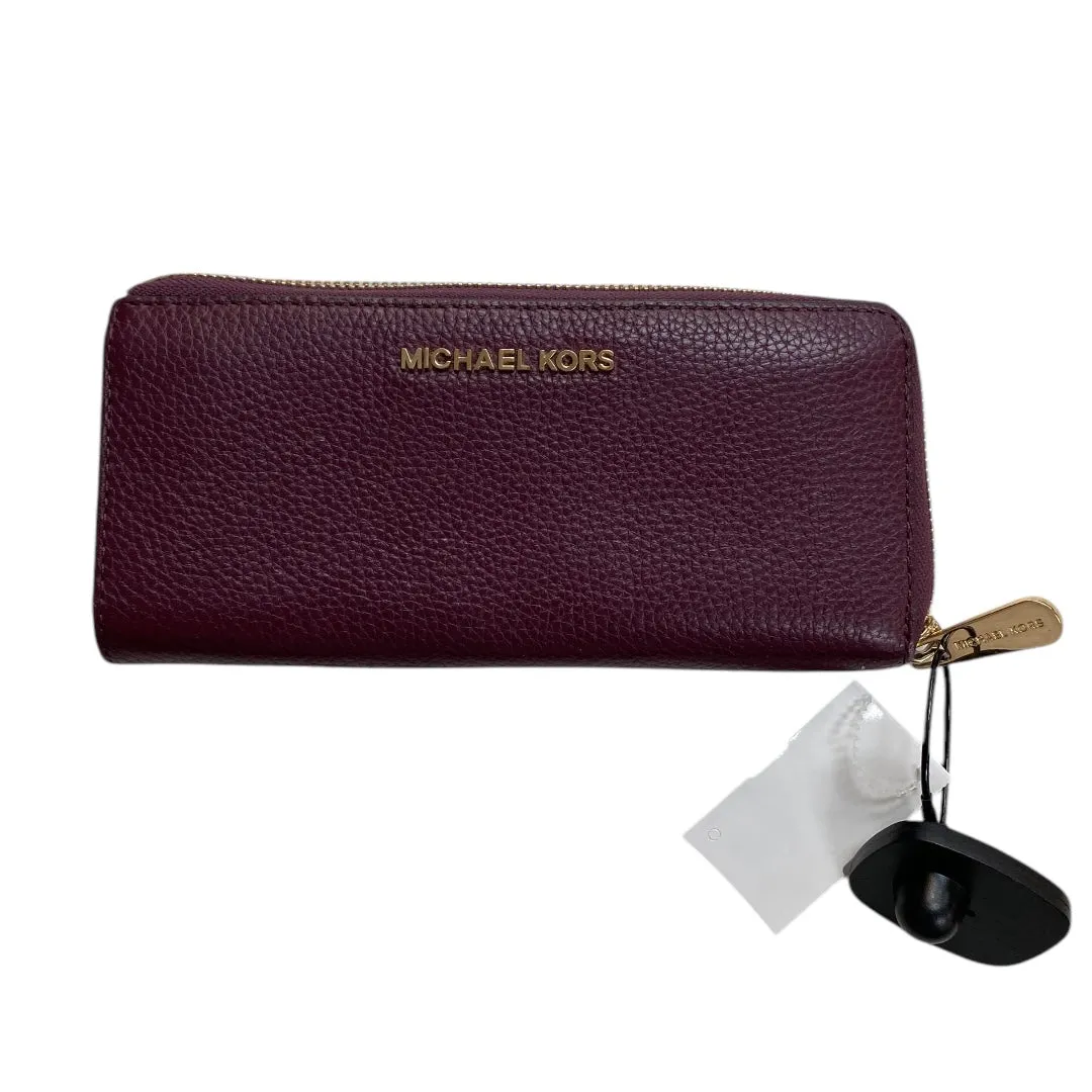 Wallet Designer By Michael Kors In Purple, Size:Medium