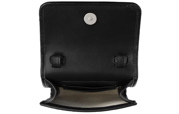 (WMNS) GUCCI Logo Embossing Leather Shoulder Messenger Bag Mini Unisex / Black 625571-1W3AN-1000